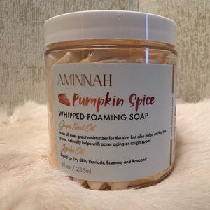 Aminnah Pumpkin Spice Whipped Foaming Soap